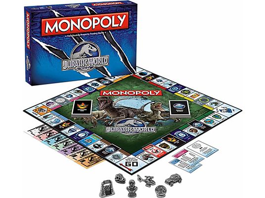 HASBRO Monopoly: Jurassic World - Brettspiel (Mehrfarbig)