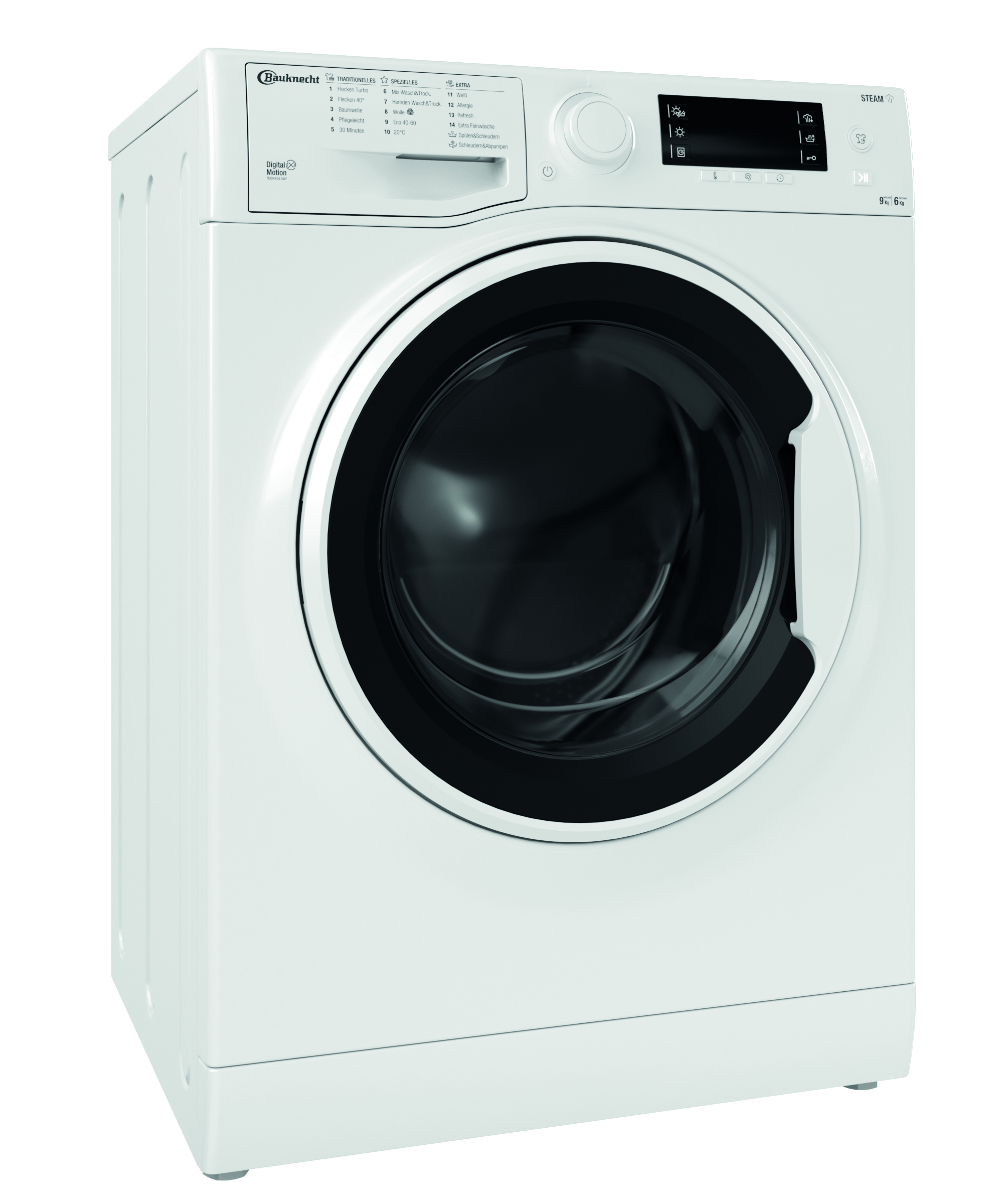 BAUKNECHT WATK Pure 96L4 DE N Waschtrockner (9 kg / 6 kg, 1351 U/Min.)