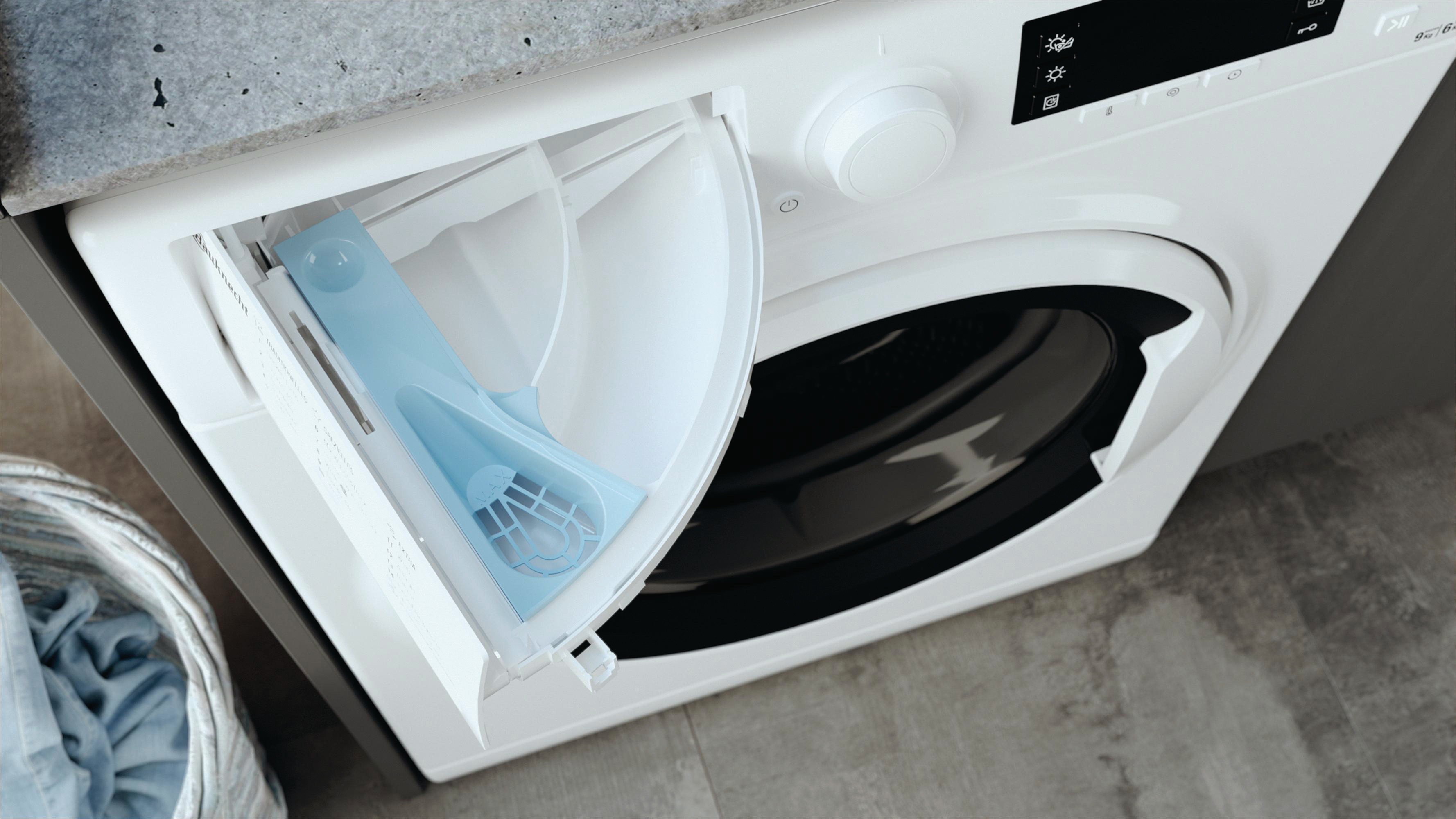 BAUKNECHT WATK Pure 96L4 DE N Waschtrockner (9 kg / 6 kg, 1351 U/Min.)