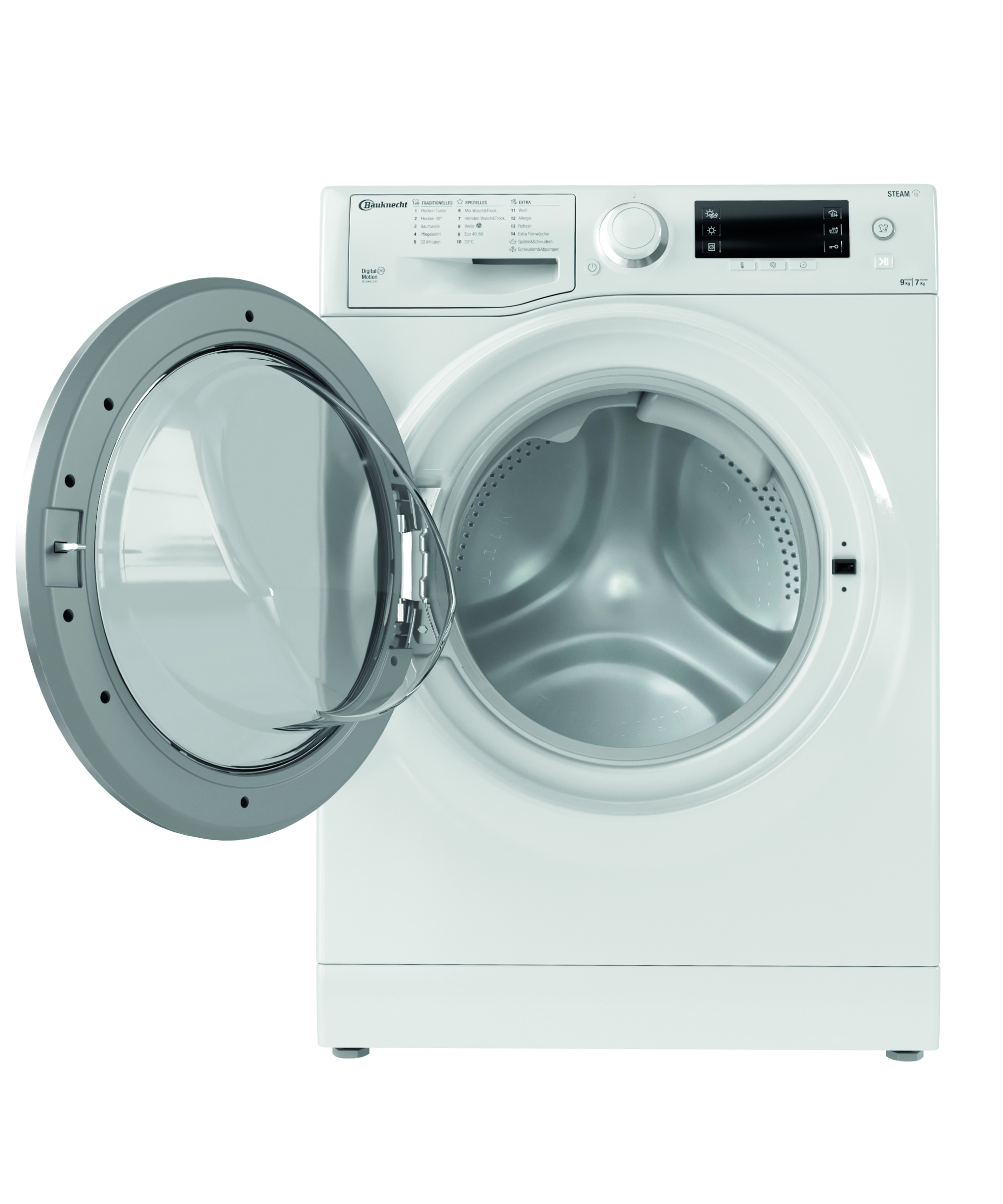 BAUKNECHT WATK Sense 97D6 N EU Waschtrockner (9 kg / 7 kg, 1551 U/Min.)