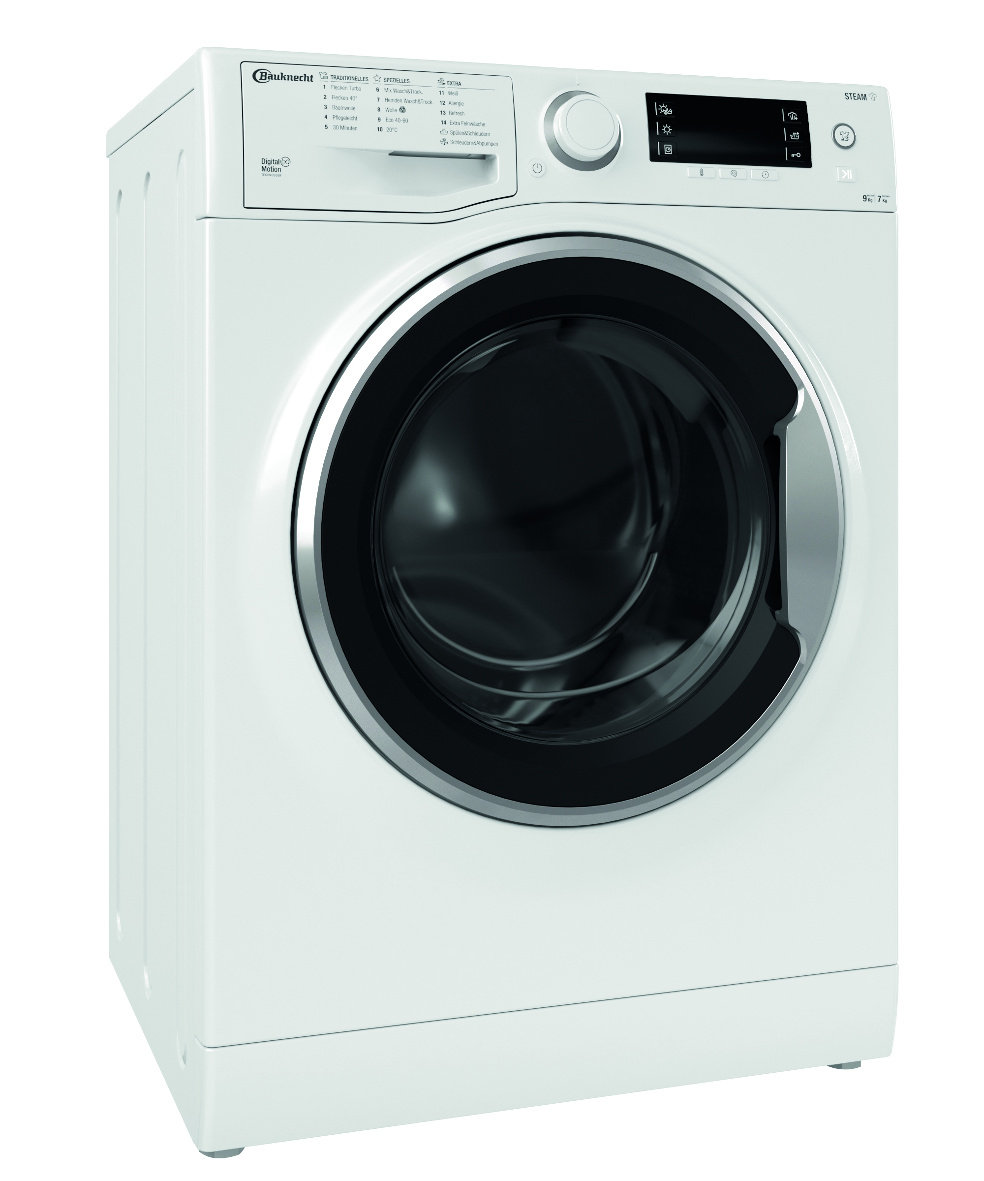 BAUKNECHT WATK Sense 97D6 N EU Waschtrockner (9 kg / 7 kg, 1551 U/Min.)