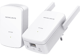 MERCUSYS MP510 KIT,  N300 Mbps, AV1000, Gigabit Ethernet Portlu, Wi-Fi Powerline Adaptör Kiti