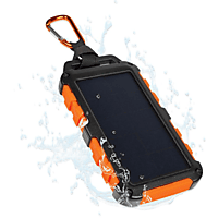 XTORM Outdoor Solar-Powerbank 10.000 mAh mit LED-Taschenlampe