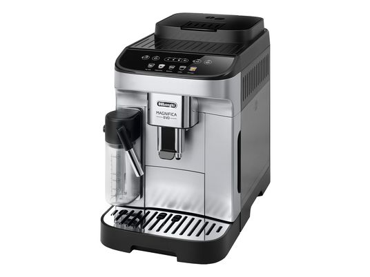 DE-LONGHI ECAM290.61.SB Magnifica Evo Latte Plus - Machine à café automatique (Noir/Argent)