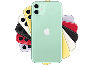 Apple iPhone 11, Verde, 128 GB, 6.1" Liquid Retina HD, Chip A13 Bionic, iOS