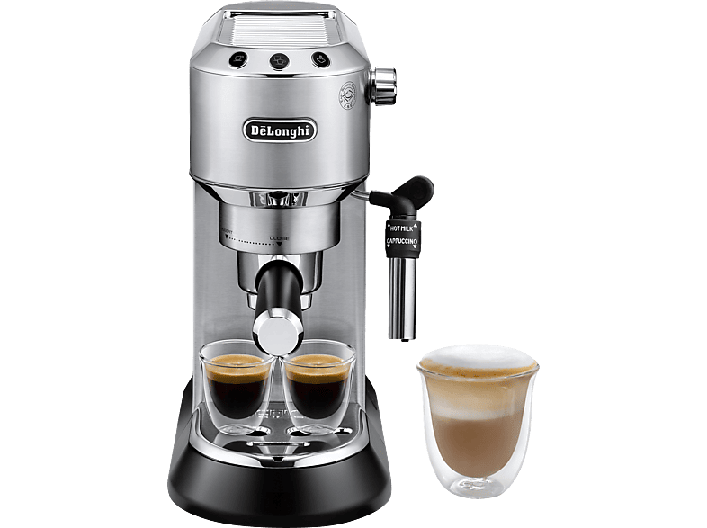 Style DELONGHI kaufen SATURN Espressomaschine Matt EC685.M Dedica | Espressomaschine Silber