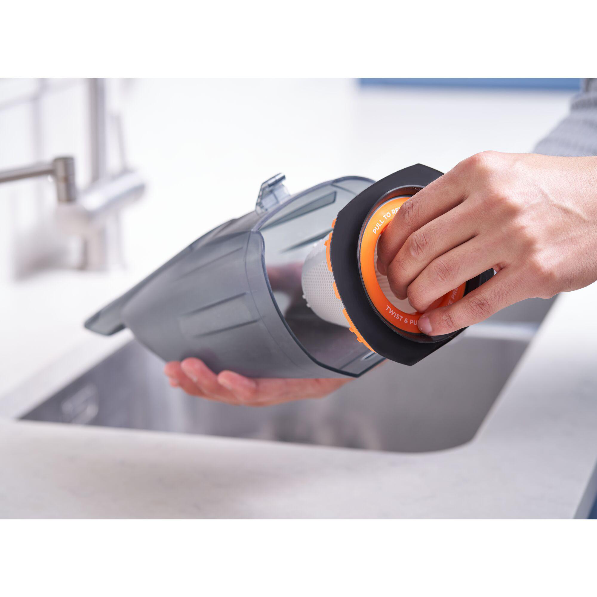 BLACK+DECKER BCHV001C1 Dustbuster Power Connect Ladegerät 27 mit Akkubetrieb, Handstaubsauger, Watt Akku und