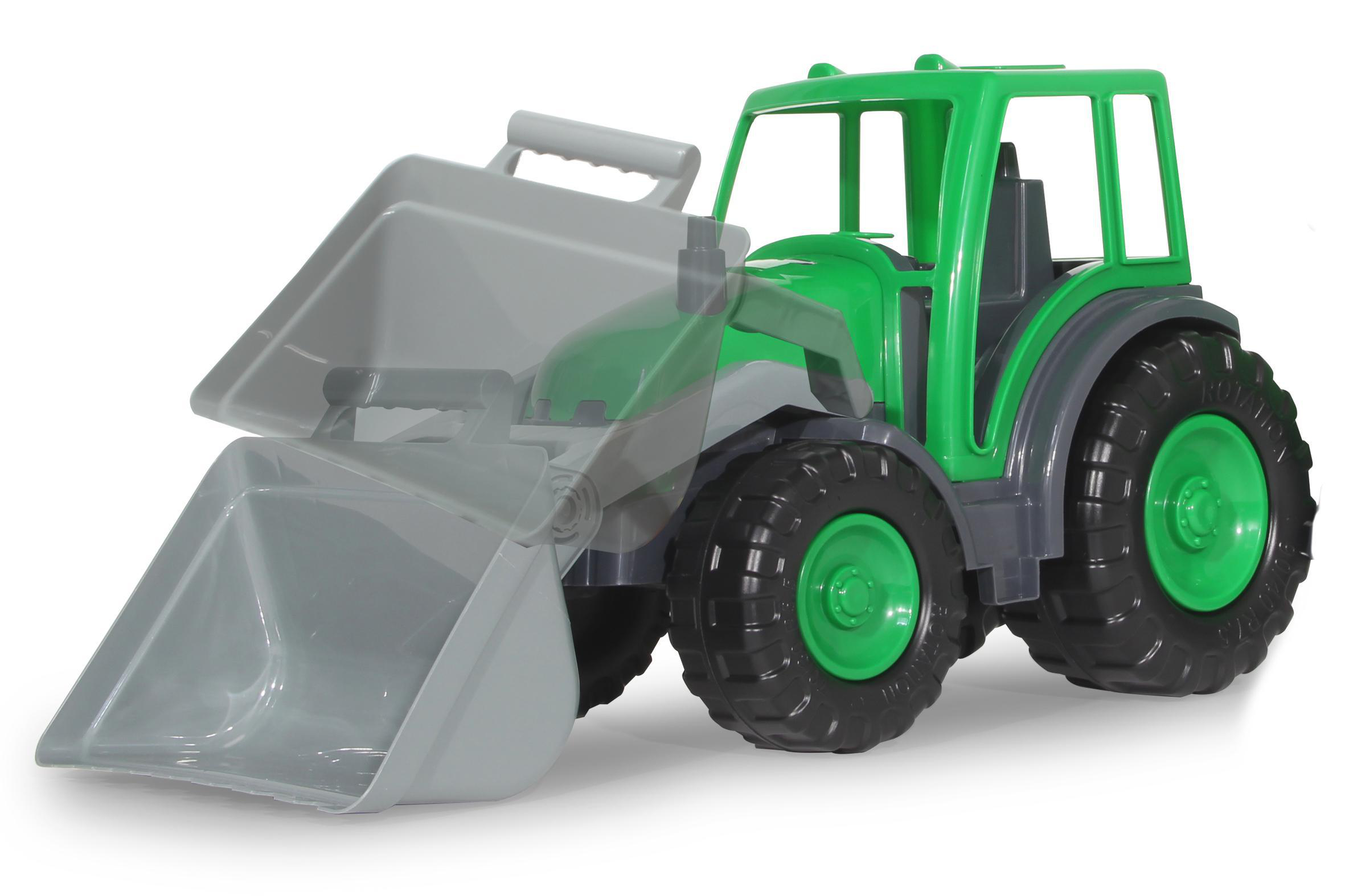 JAMARA Traktor Power Loader XL mit Frontlader Spielzeugfahrzeug Grün