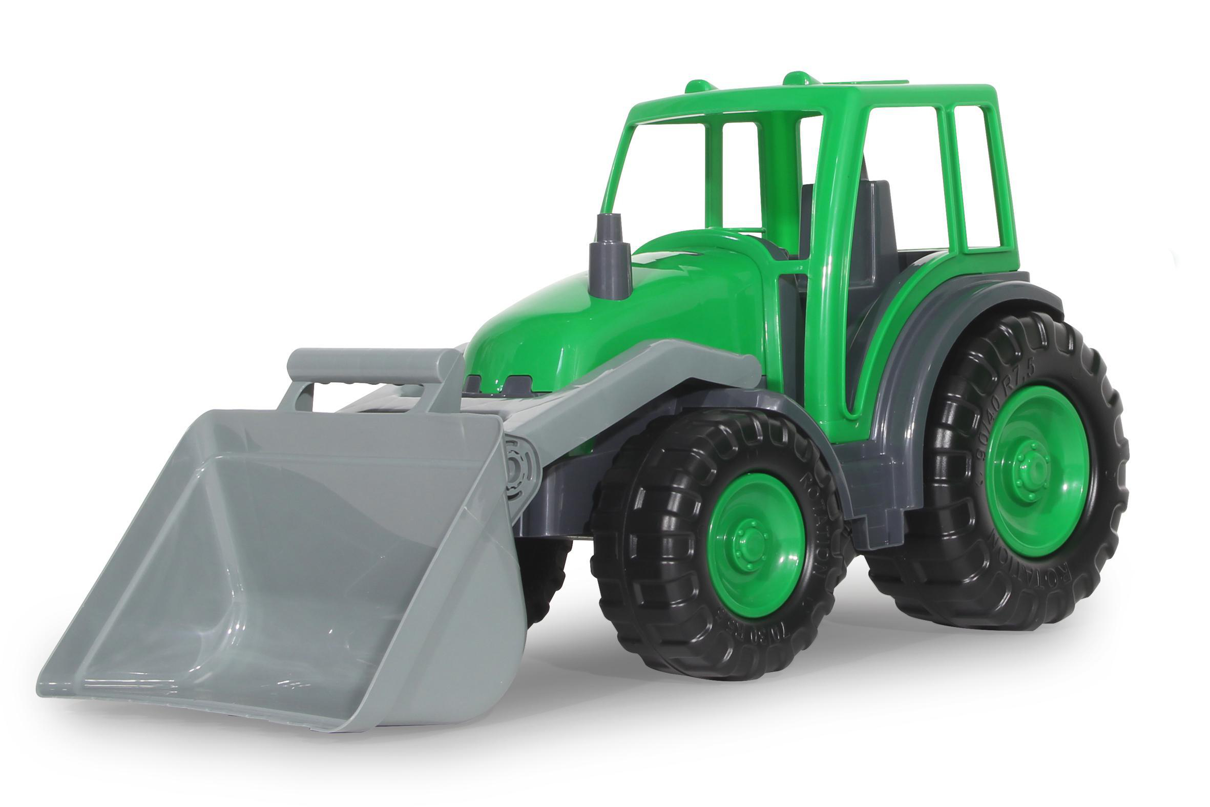 JAMARA Traktor Power Loader XL mit Frontlader Spielzeugfahrzeug Grün