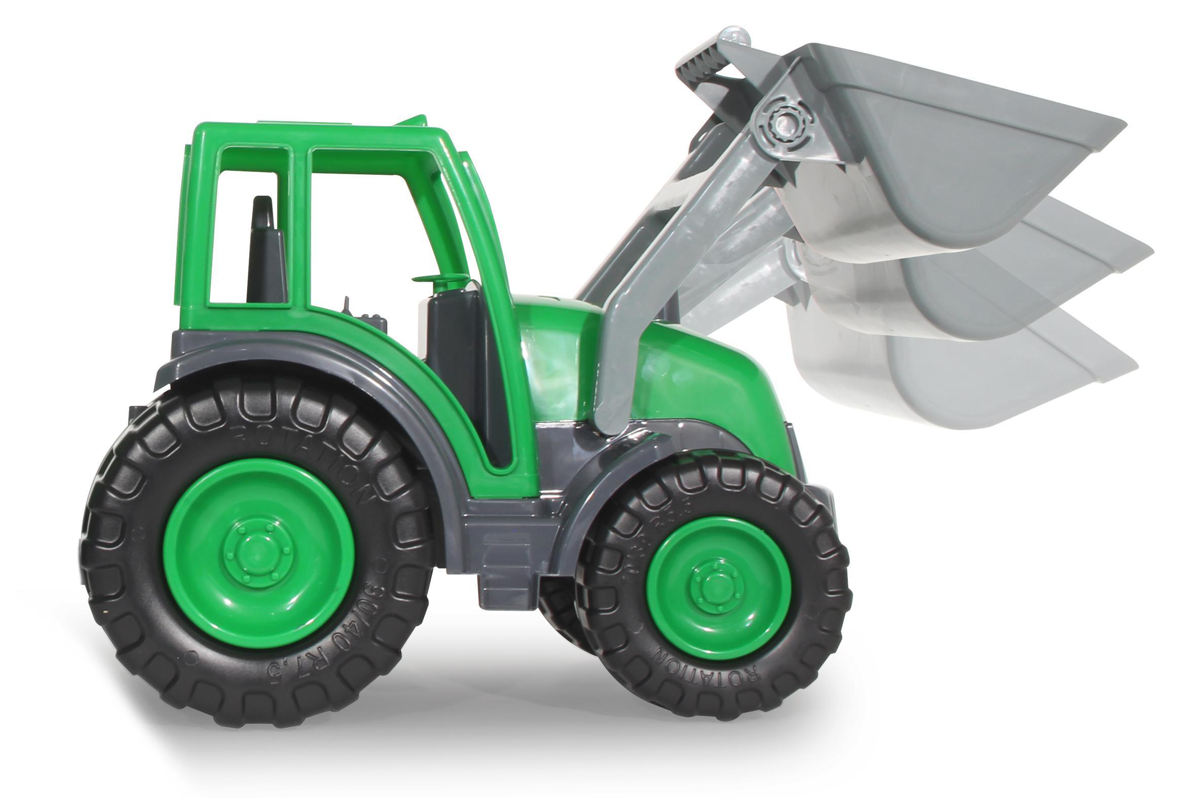 JAMARA Traktor Power Loader XL mit Frontlader Spielzeugfahrzeug Grün