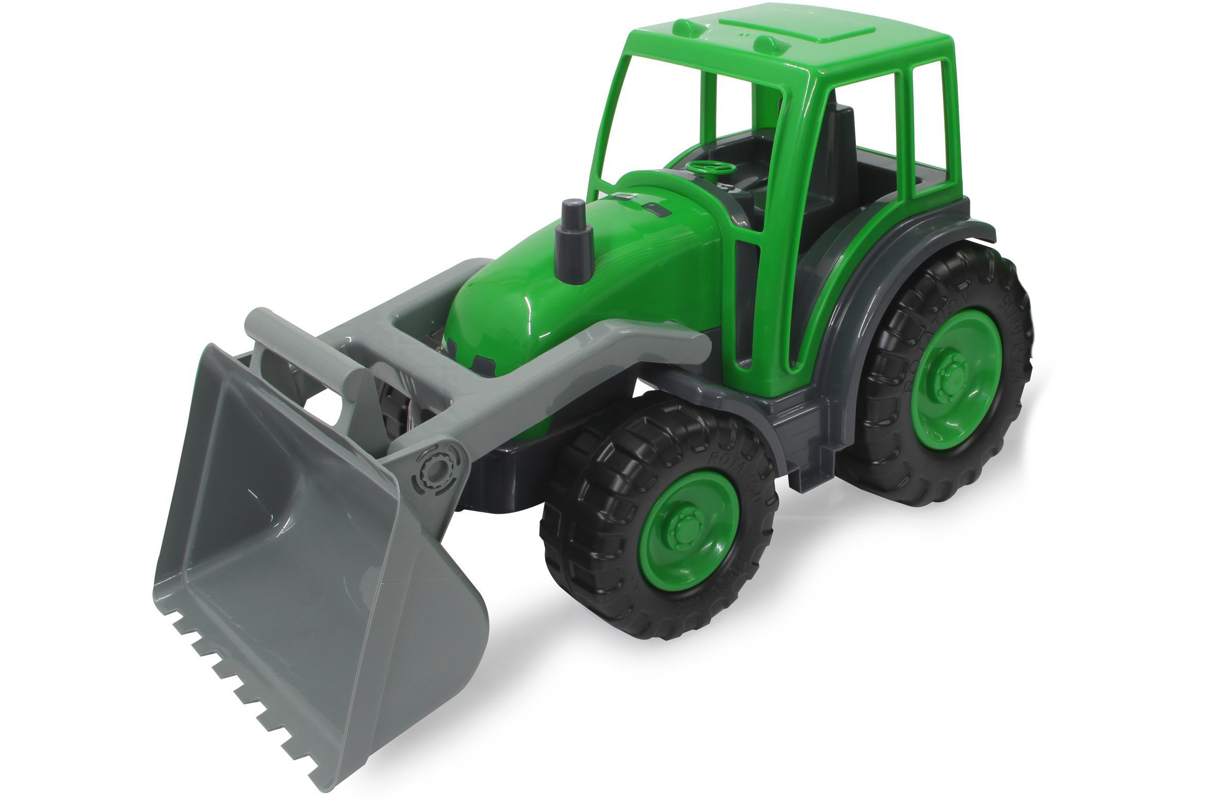 JAMARA Traktor Power Loader XL mit Frontlader Spielzeugfahrzeug Grün