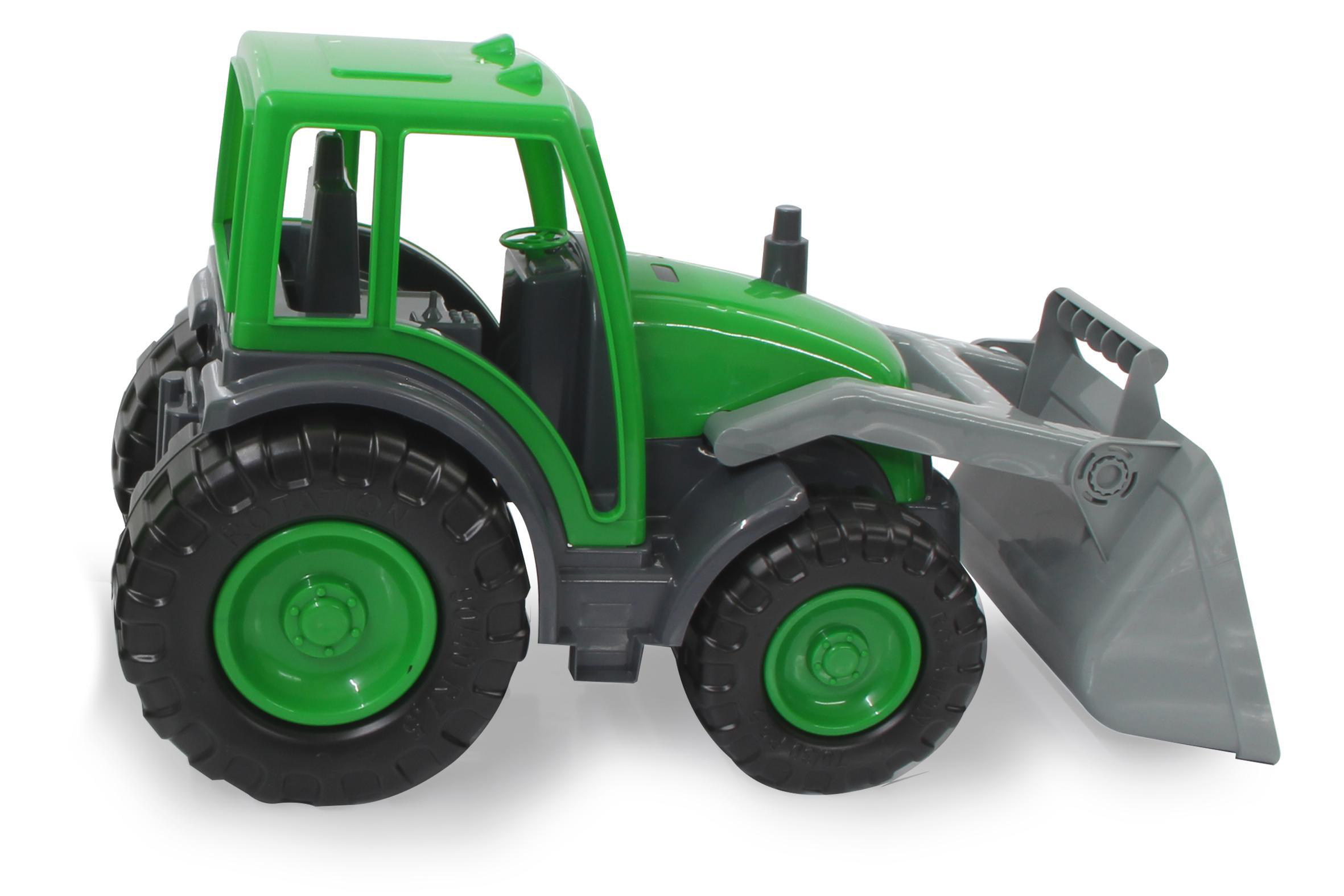 JAMARA Traktor Power Loader XL mit Frontlader Spielzeugfahrzeug Grün