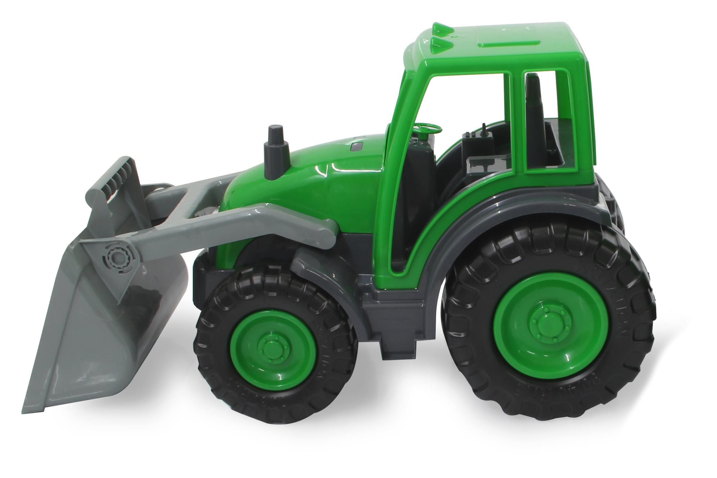 JAMARA Traktor Power Loader XL mit Frontlader Spielzeugfahrzeug Grün