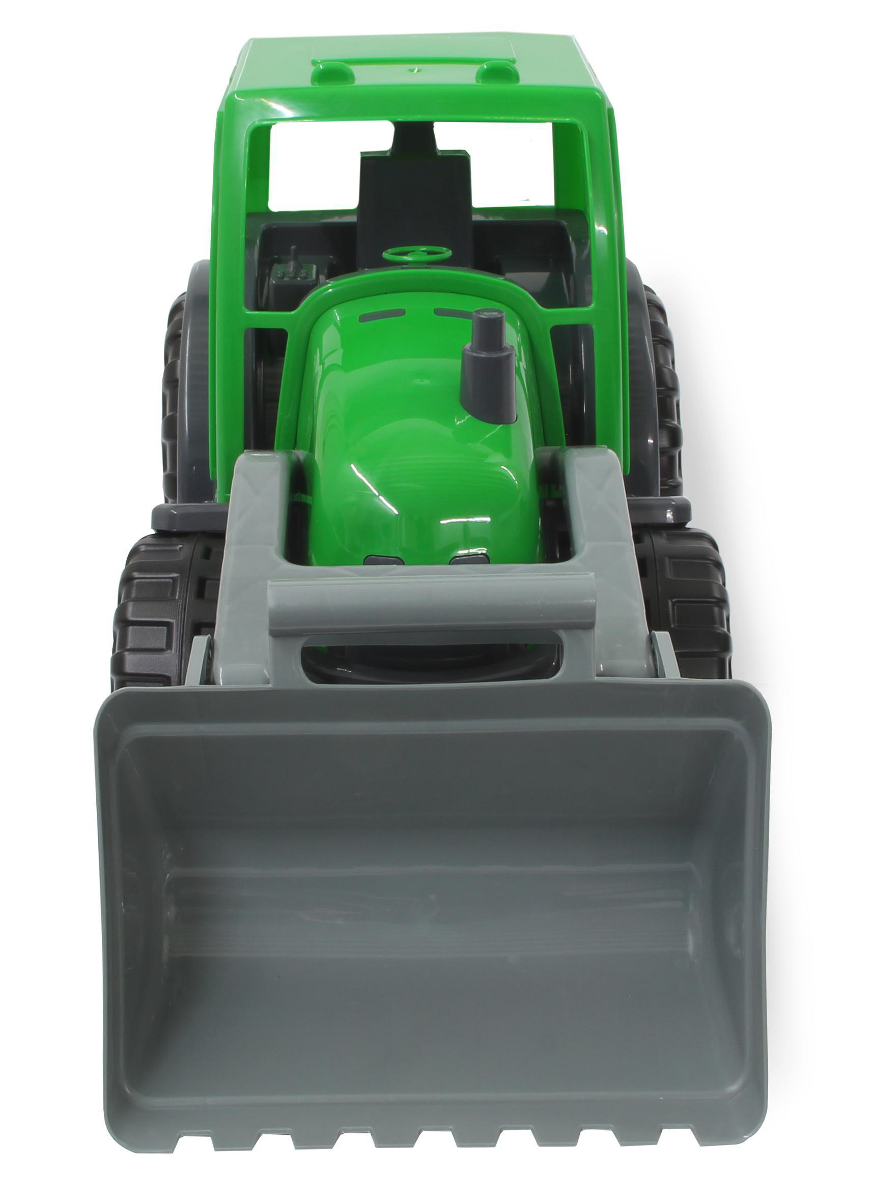 JAMARA Traktor Power Loader XL mit Frontlader Spielzeugfahrzeug Grün