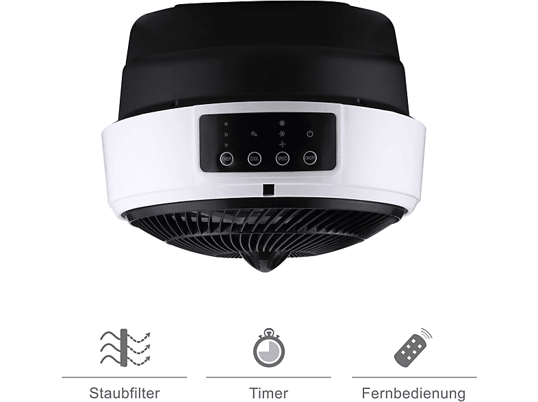 Thumbnail - SHE BC5AC2101F Luftkühler Weiß/Schwarz (45 Watt)