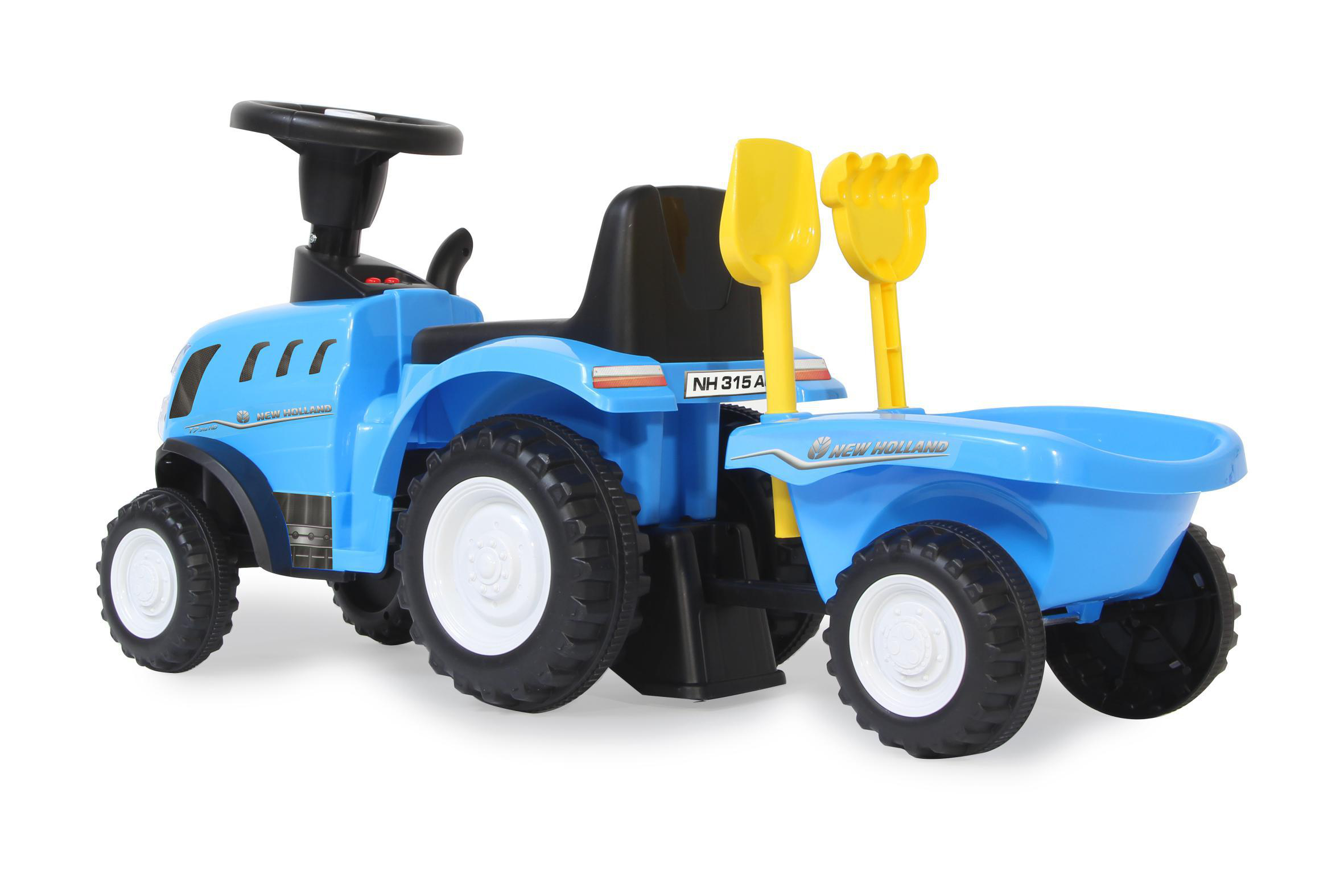 JAMARA Rutscher New Holland T7 Traktor Blau Kinderfahrzeug Blau