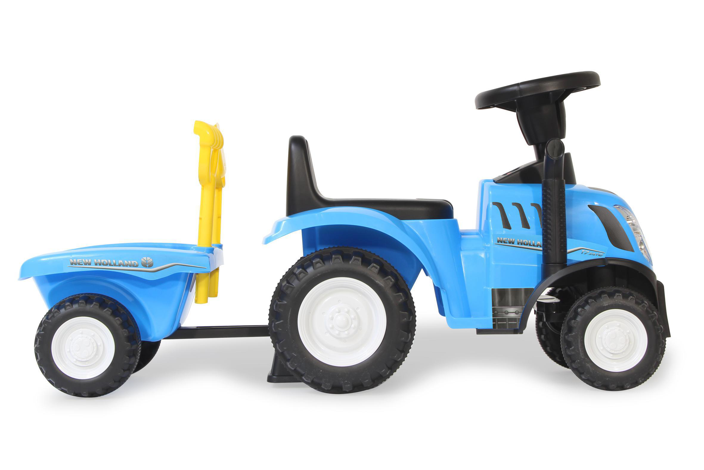 JAMARA Rutscher New Holland T7 Traktor Blau Kinderfahrzeug Blau