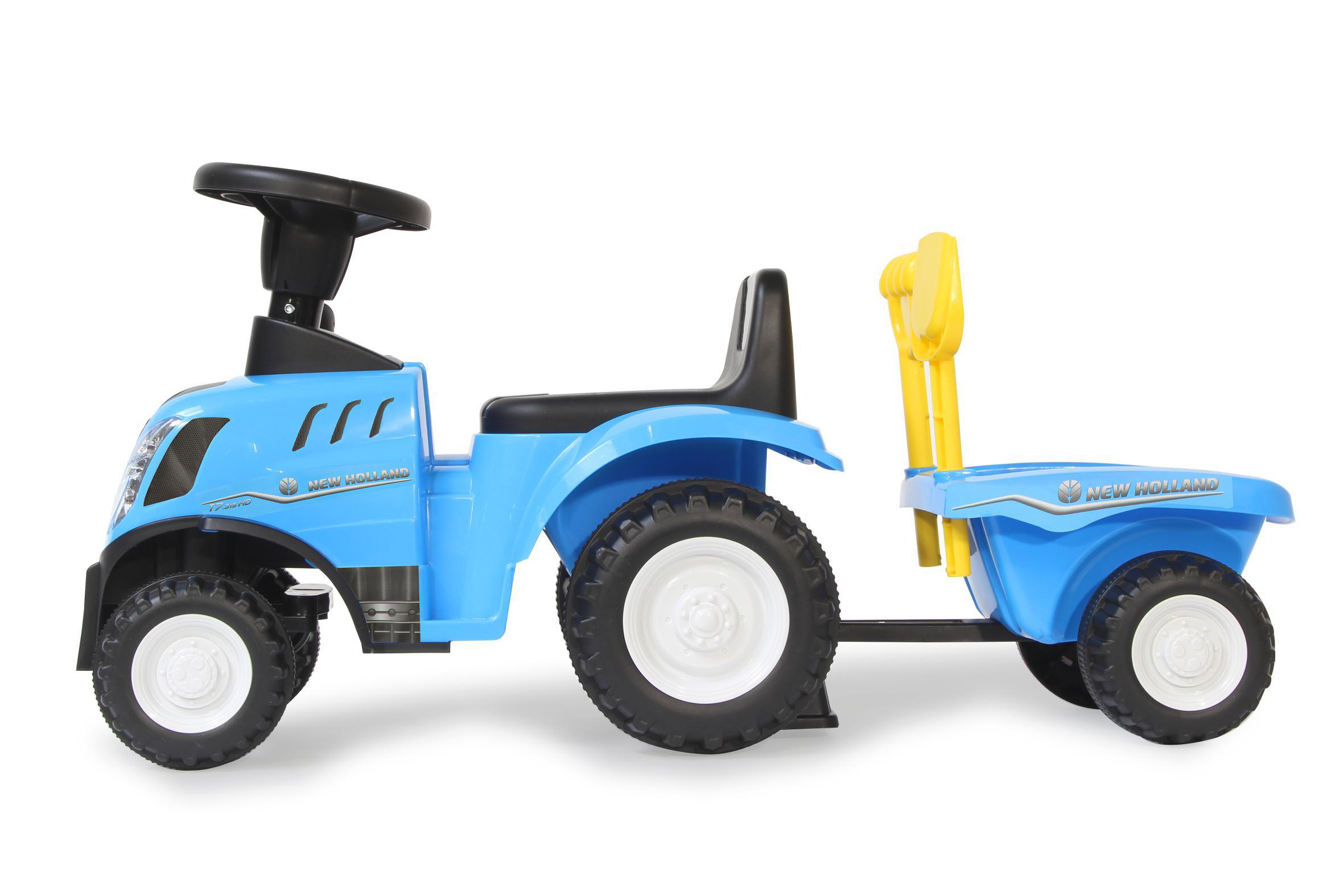 Kinderfahrzeug T7 Traktor Blau Rutscher JAMARA New Holland Blau