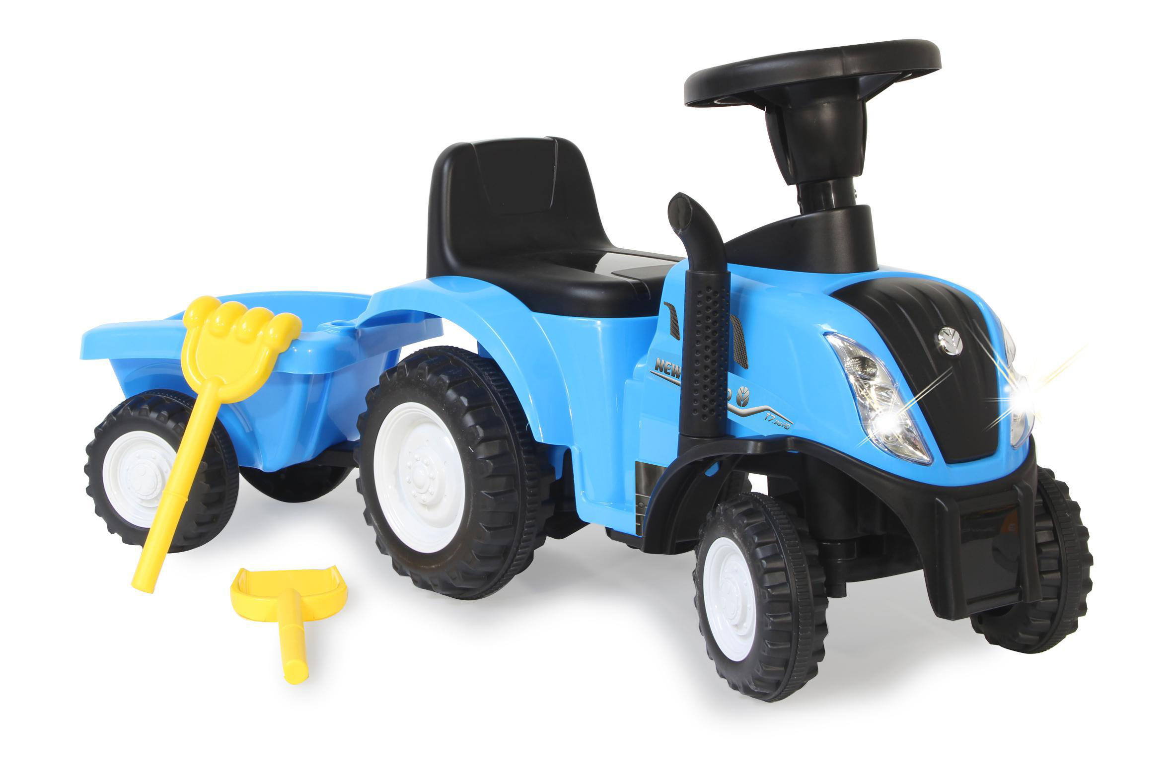 JAMARA Rutscher New Holland T7 Traktor Blau Kinderfahrzeug Blau