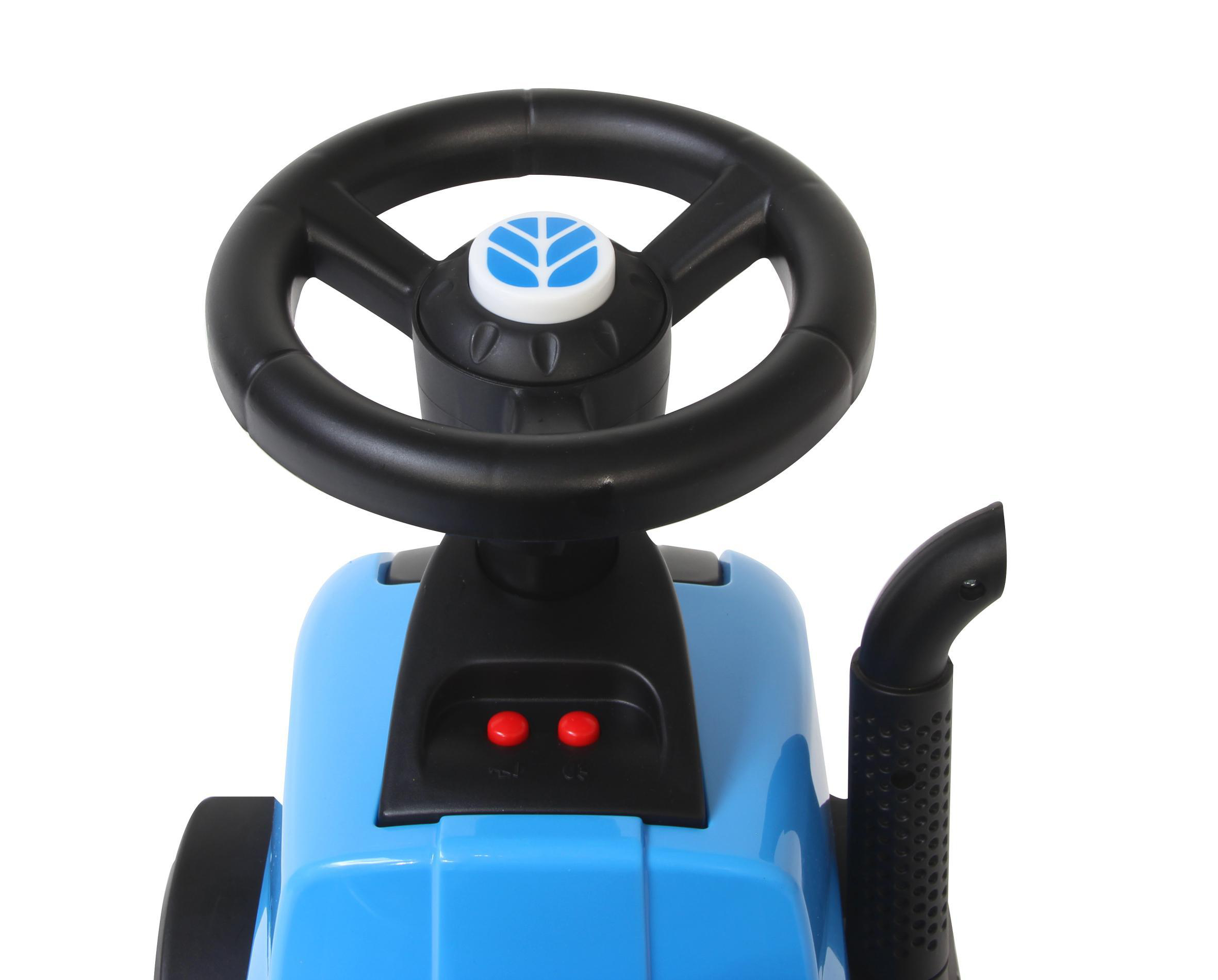 JAMARA Rutscher New Holland T7 Traktor Blau Kinderfahrzeug Blau
