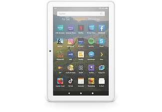 AMAZON Fire HD 8-Tablet, 8-Zoll-HD-Display, 32 GB, Weiß mit Spezialangeboten, Tablet, 32 GB, 8 Zoll, Weiß