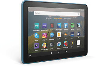 AMAZON Fire HD 8-Tablet, 8-Zoll-HD-Display, 32 GB, Dunkelblau mit Spezialangeboten, Tablet, 32 GB, 8 Zoll, Dunkelblau