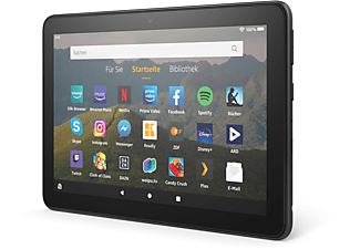 AMAZON Fire HD 8-Tablet, 8-Zoll-HD-Display, 32 GB, Schwarz mit Spezialangeboten, Tablet, 32 GB, 8 Zoll, Schwarz