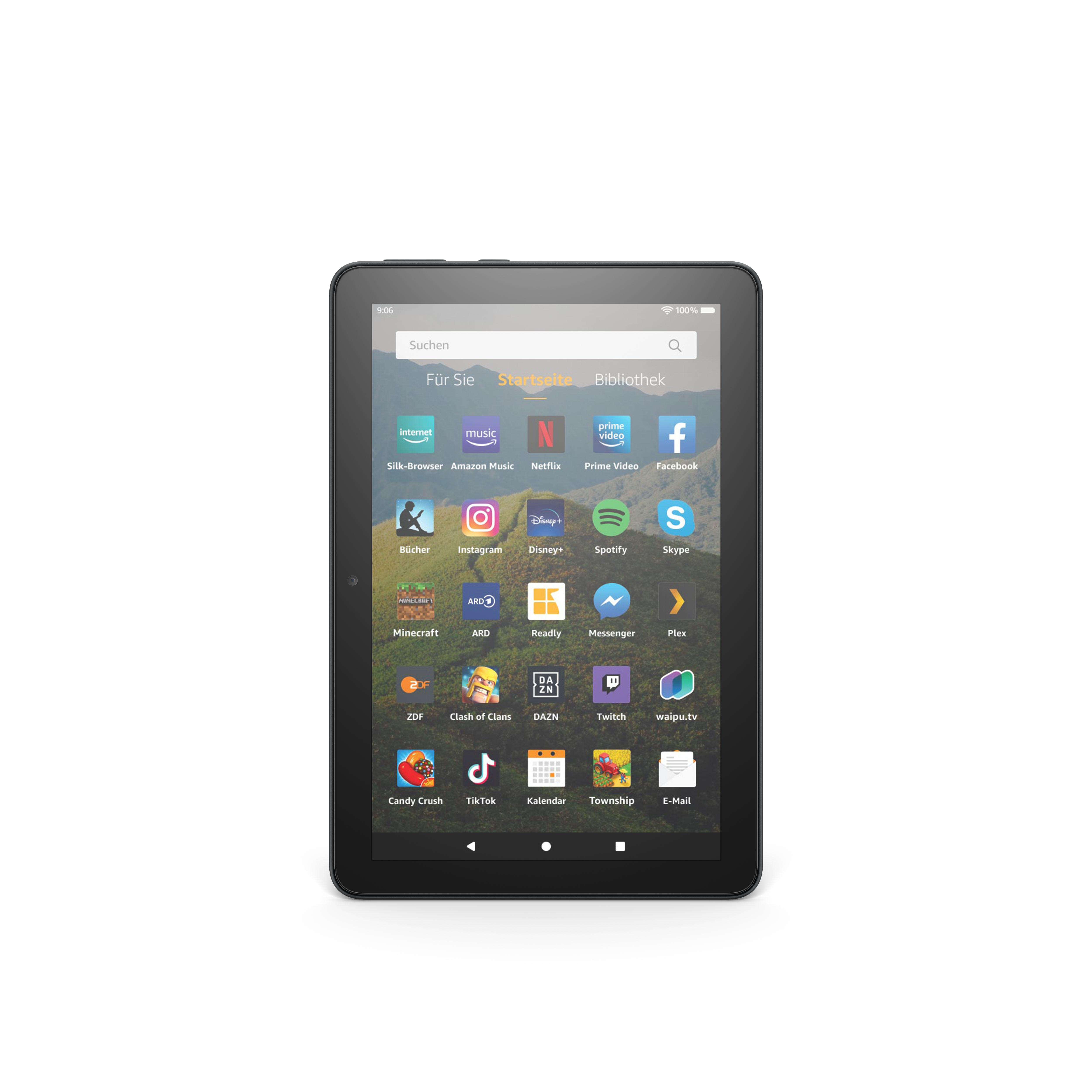 AMAZON Fire HD 8-Tablet, 8-Zoll-HD-Display, 32 GB, Schwarz mit Spezialangeboten, Tablet, 32 GB, 8 Zoll, Schwarz
