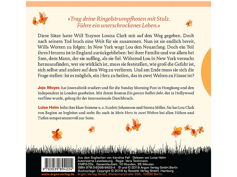 Thumbnail - Luise Helm - Mein Herz in Zwei Welten (SA) (MP3-CD)