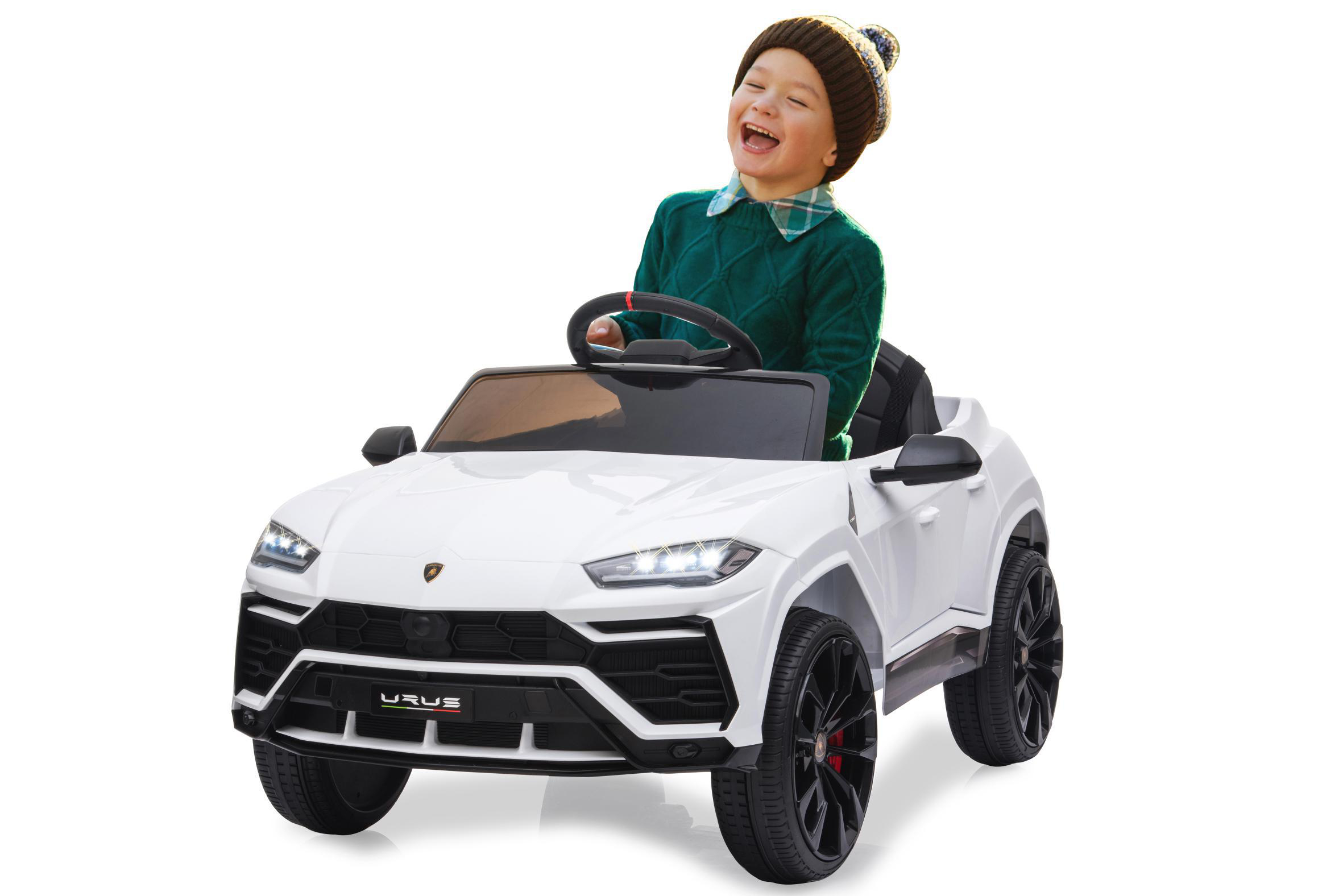 JAMARA Ride-on Lamborghini Urus weiß 2,4GHz 12V Ride-On Kinderfahrzeug, Weiss