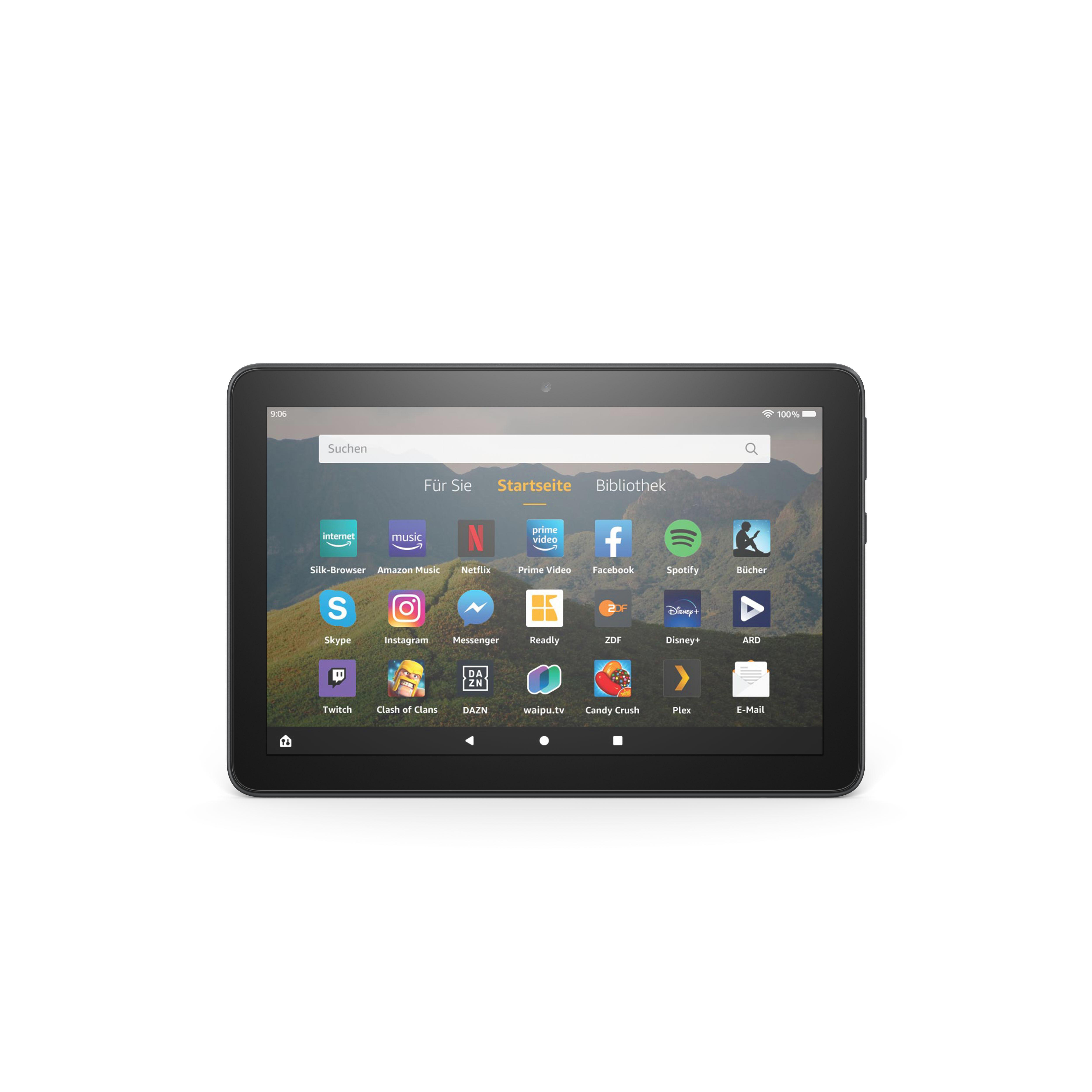 AMAZON Fire HD 8-Tablet, 8-Zoll-HD-Display, 32 GB, Schwarz mit Spezialangeboten, Tablet, 32 GB, 8 Zoll, Schwarz