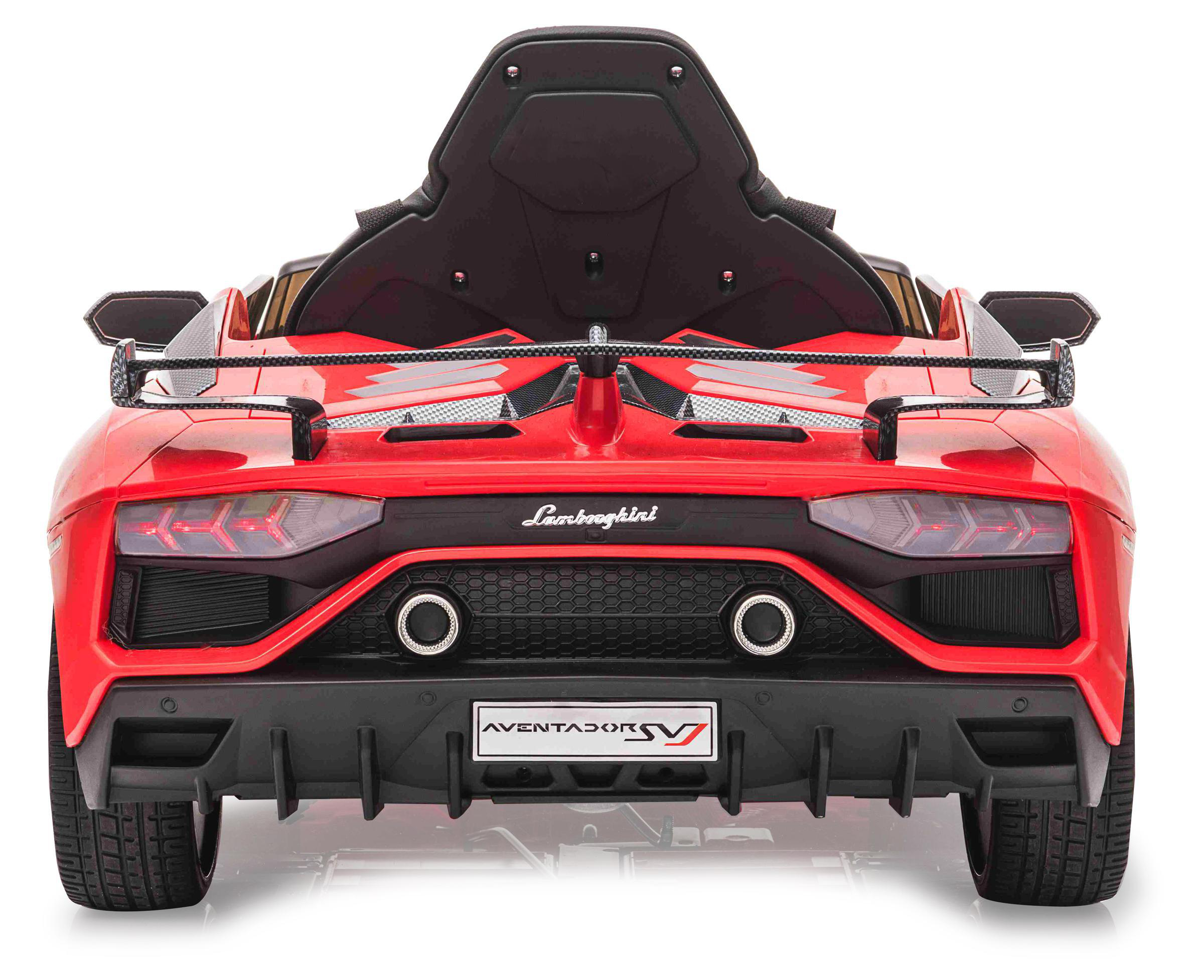 JAMARA Ride-on Lamborghini Aventador SVJ rot 12V 2,4GHz Ride-On Kinderfahrzeug, Rot