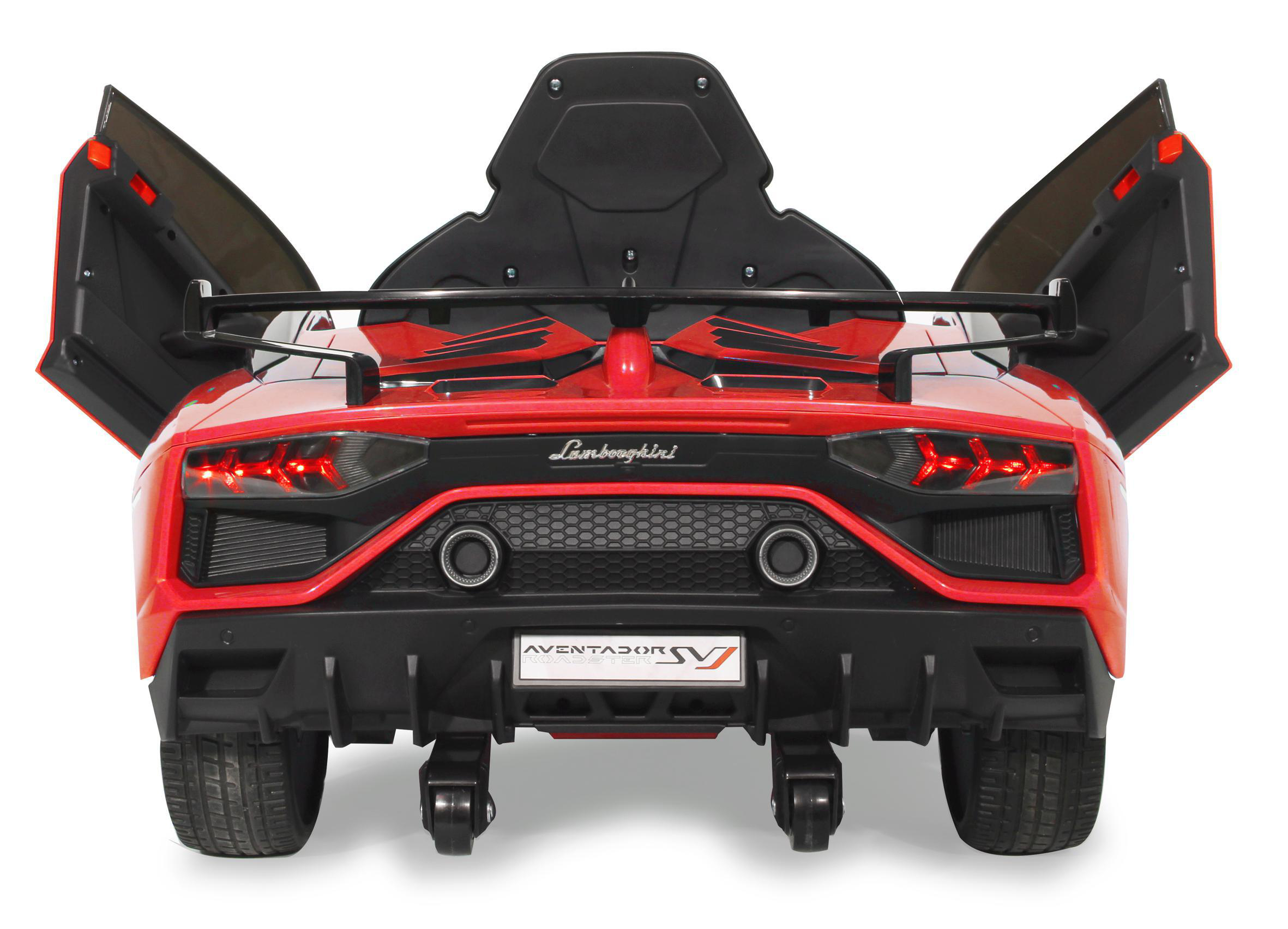 JAMARA Ride-on Lamborghini Aventador SVJ rot 12V 2,4GHz Ride-On Kinderfahrzeug, Rot