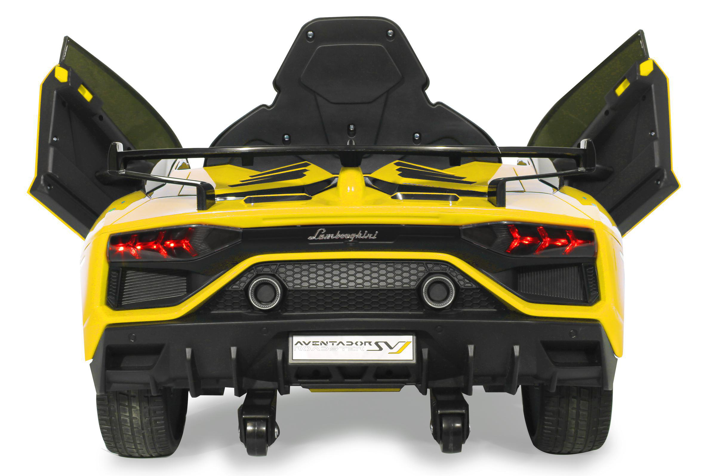 JAMARA Ride-on Lamborghini Aventador SVJ gelb 12V 2,4GHz Ride-On Kinderfahrzeug, Gelb