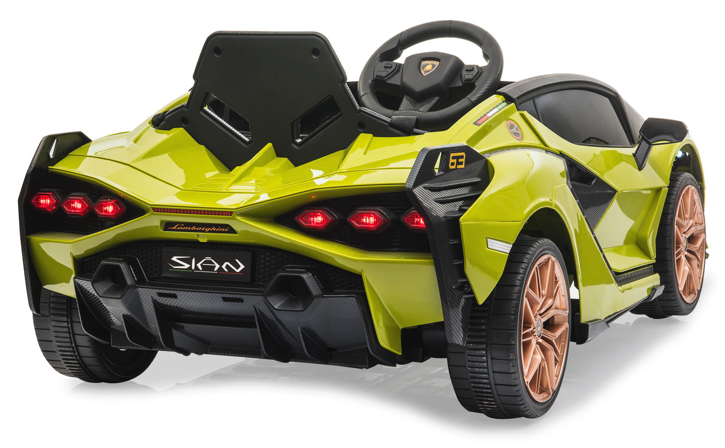 JAMARA Ride-on Lamborghini Sián FKP 37 grün 12V Ride-On Kinderfahrzeug, Grün