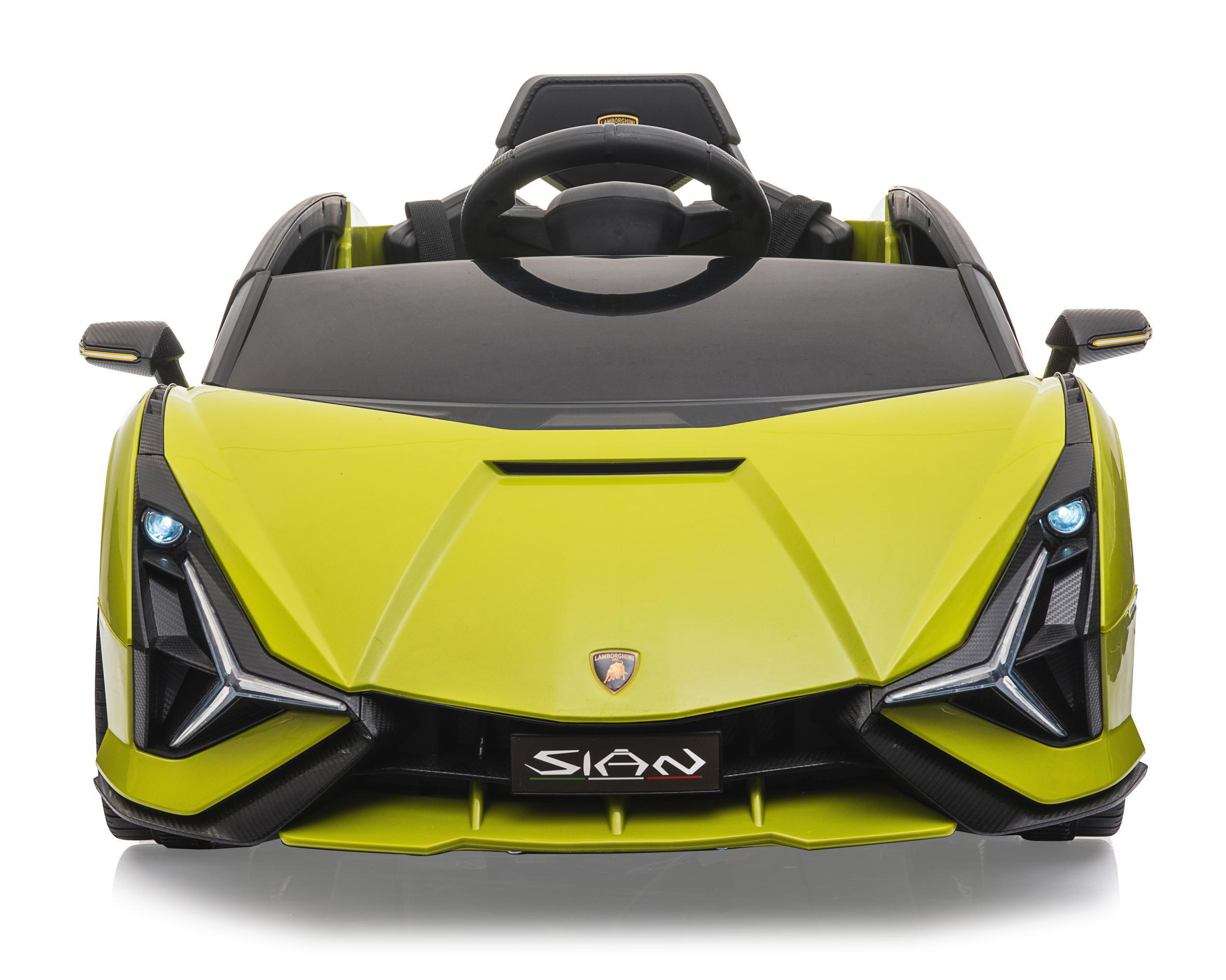 JAMARA Ride-on Lamborghini Sián FKP 37 grün 12V Ride-On Kinderfahrzeug, Grün