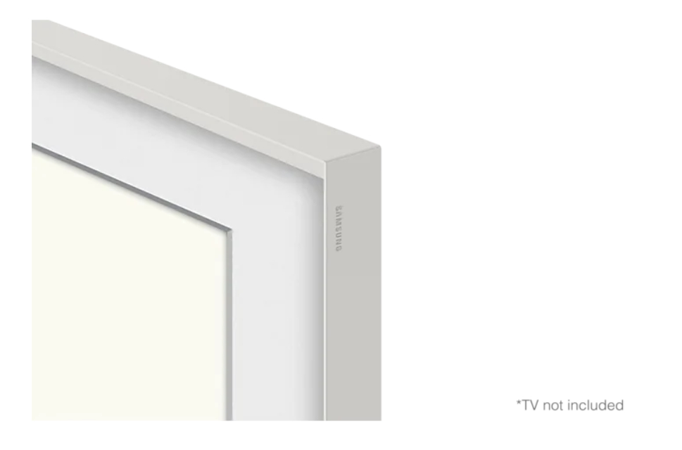 SAMSUNG VG-SCFA65WTCXC Design "Angeschrägt" für 2021/2022 The Frame TV Dekorrahmen