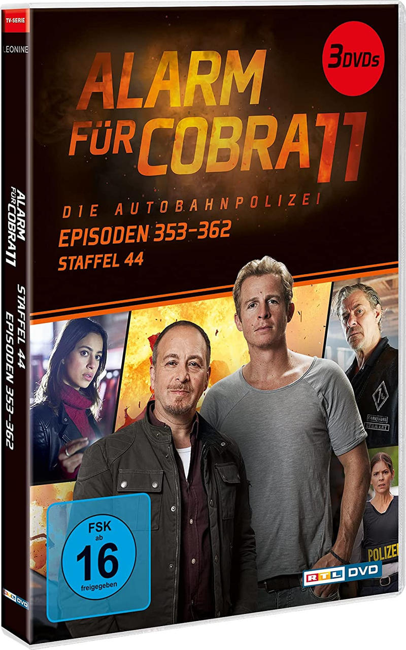DVD-Hülle der Fernsehserie 'Alarm für Cobra 11'. Mit Schauspielern und Serieninformationen.