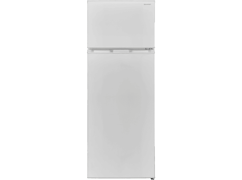 SHARP SJ-TB01ITXWE-EU Kühlgefrierkombination (E, 177 kWh, 1440 mm hoch, Weiß)