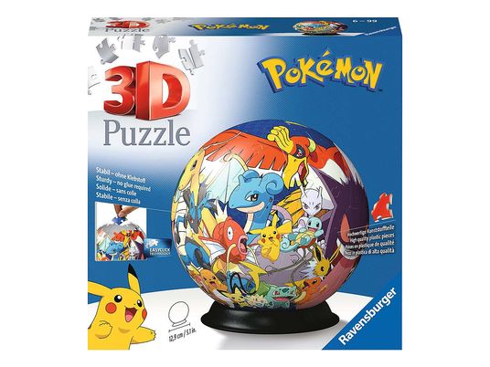 RAVENSBURGER Puzzle boule Pokémon(72) - Puzzle 3D (Multicolore)