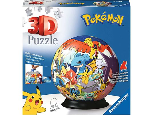 RAVENSBURGER Puzzle boule Pokémon(72) - Puzzle 3D (Multicolore)