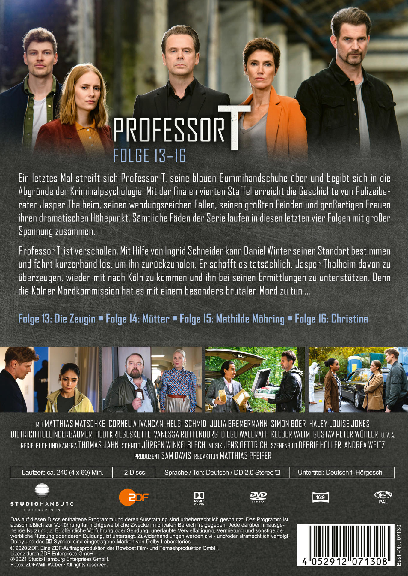 DVD-Cover mit einer Gruppe von Personen, Text und Titel in Deutsch.