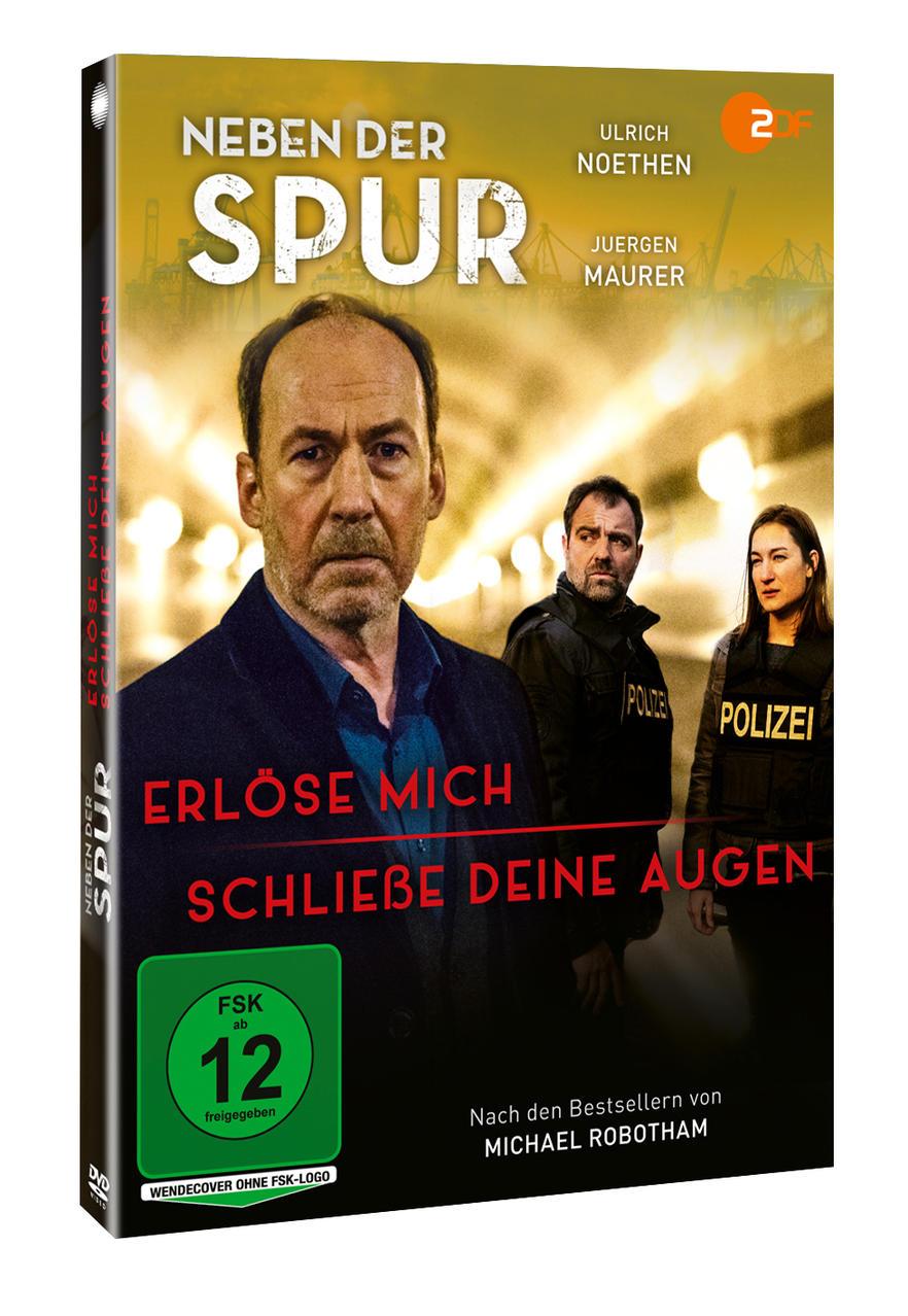 DVD-Hülle mit drei Personen. Der Titel ist auf Deutsch. Ein Rating-Label ist sichtbar.