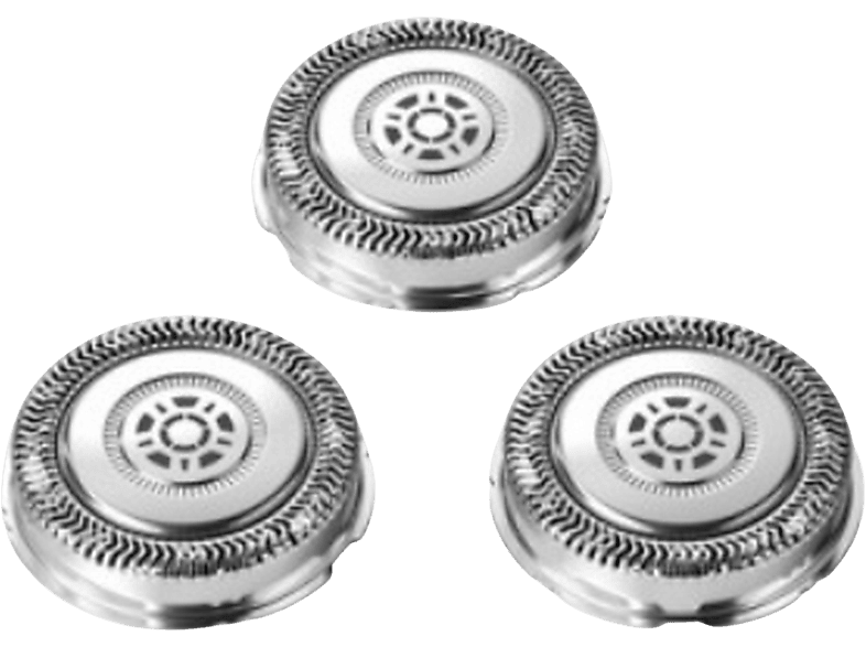 Accesorio afeitadora - Philips SH71/50, 3 Cabezales, Para afeitadoras Shaver Series 7000/ 5000, Plata