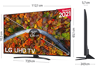 TV LED 65" - LG 65UP81006LR, UHD 4K, 4K Quad Core, Smart TV, HDR, Wi-Fi