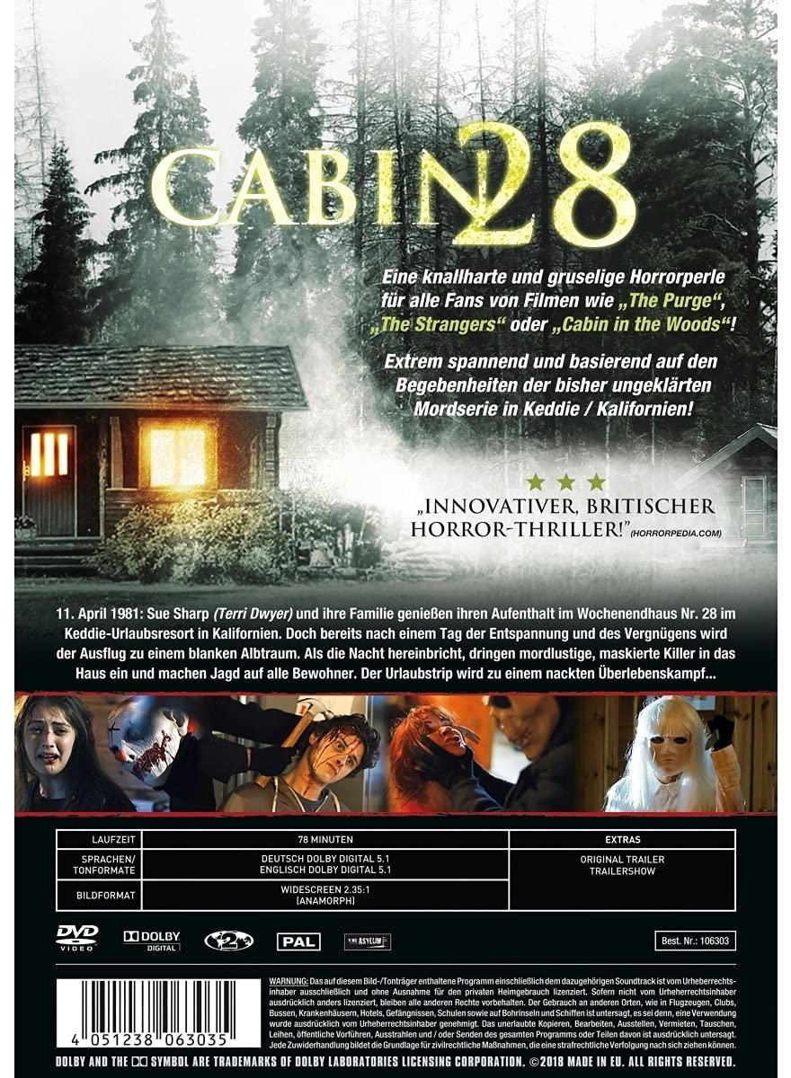 Cabin 28 - Sie sind längst da DVD