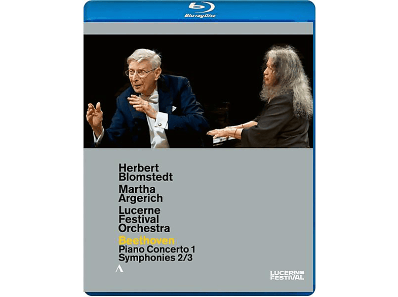 Argerich/Blomstedt/Lucerne Festival Orchestra - Klavierkonzert 1 C-Dur/Sinfonie 2 And 3  - (Blu-ray)