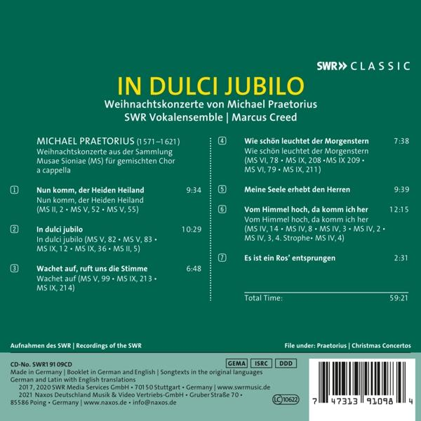 Marcus/swr Vokalensemble Creed - In Dulci Jubilo  - (CD)