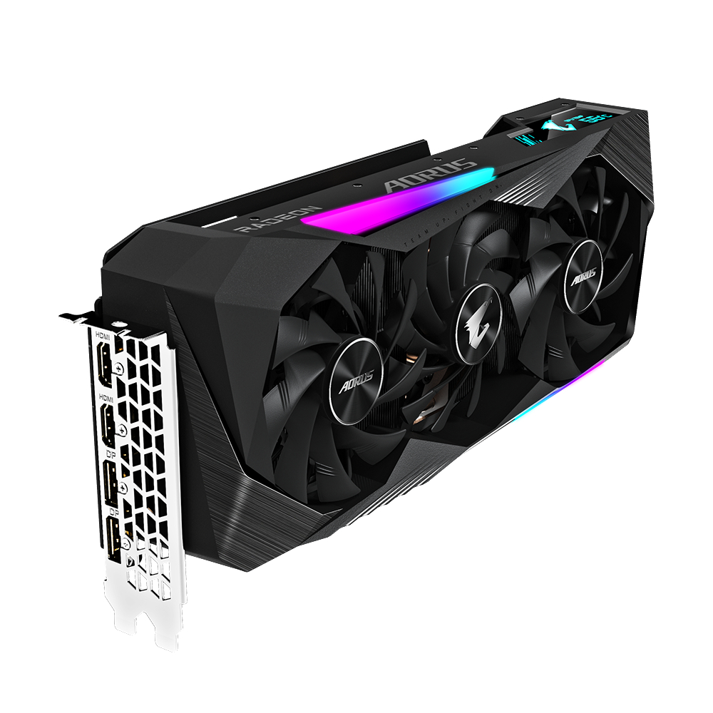GIGABYTE AORUS Radeon™ RX 6800 MASTER 16G (GV-R68AORUS M-16GD) (AMD, Grafikkarte)