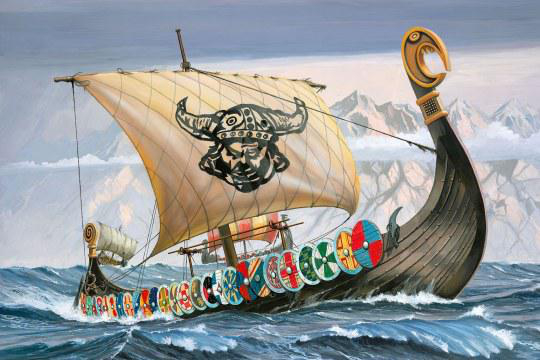 REVELL Viking Mehrfarbig Modellbausatz, Ship